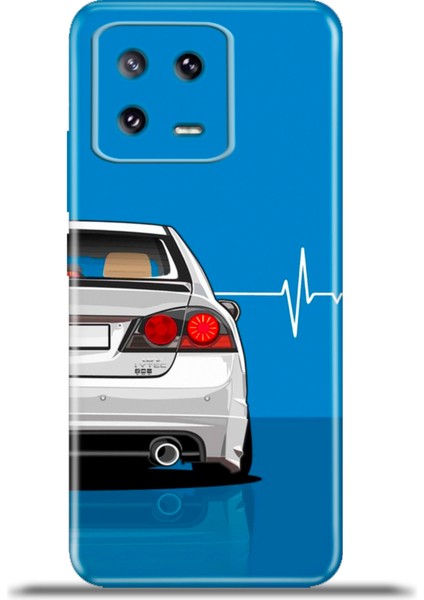 Xiaomi Mi 13 Kılıf Esnek Silikon Kamera Koruma 4K Desenli Özel Tasarım - Japoncar