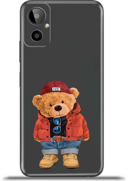 General Mobile Gm 23 Se Kılıf Esnek Silikon Kamera Koruma 4K Desenli Özel Tasarım - Teddy Bear