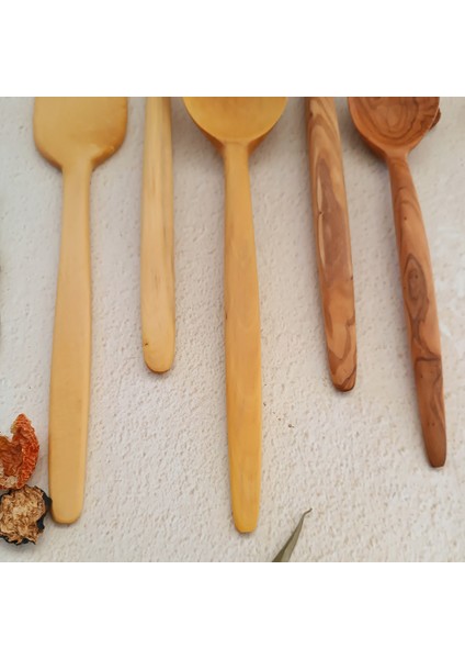 Ahşap Tahta Servis, Sunum Kaşığı ve Spatula Seti - El Yapımı fırsatları