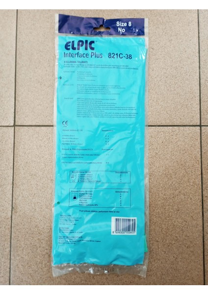 Eldiven Interface 821C 38 Size 8 modelleri