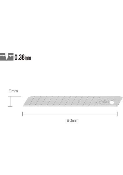 Ab-10 Standart Dar Maket Bıçağı Yedeği 10'lu
