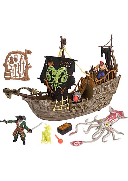 Pirates Glow In The Dark Korsan Gemisi Oyun Seti