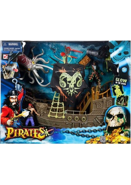 Pirates Glow In The Dark Korsan Gemisi Oyun Seti