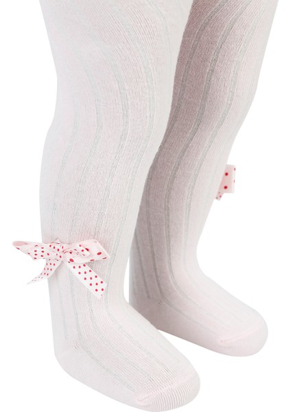 Kız Bebek Külotlu Çorap 0-12 Ay Pembe %77 Pamuklu Şık Desenli fiyatları