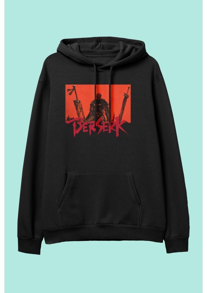 Zoka Wear Berserk Anime Baskılı Kapüşonlu Sweatshirt Hoodie