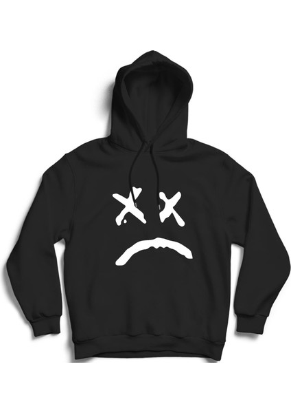 Lil Peep, Sad Face, Rap Hiphop Kapüşonlu Sweatshirt Hoodie