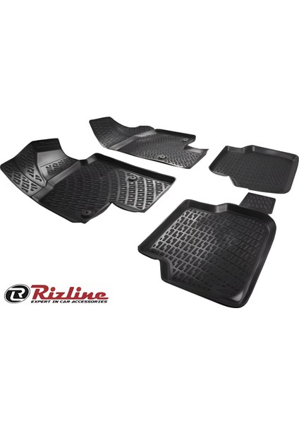 Renault Kango 1997 2007 Panelvan 3D Havuzlu Paspas Siyah
