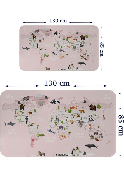 Eğitici Dünya Haritası Dünya Atlası Çocuk ve Bebek Odası Duvar STICKER-3795 modelleri