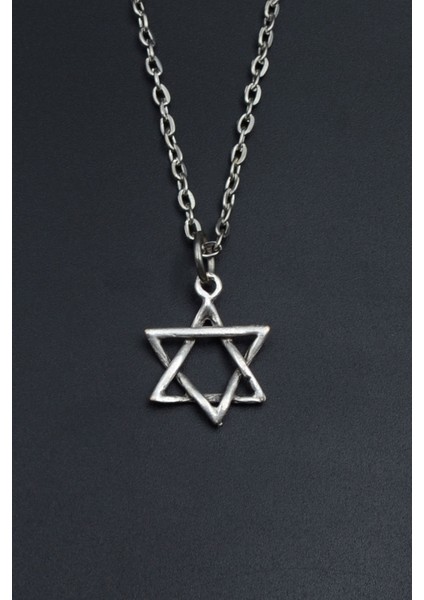 Minimal Pentagram Düz Zincir Kolye fiyatları