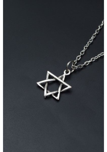 Minimal Pentagram Düz Zincir Kolye modelleri