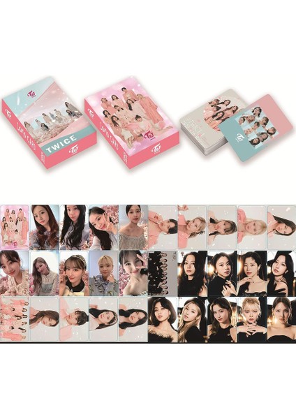 Kaleis 5 Paket / 150 Adet Twıce Lomo Card Kpop Tebrik Kartı - Çok Renkli (Yurt Dışından)