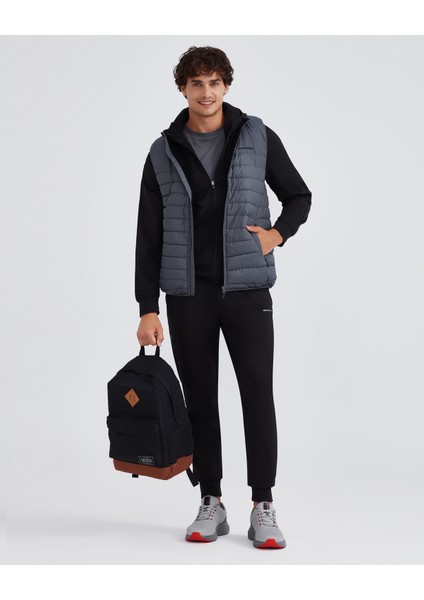 M Outerwear Padded Vest Erkek Gri  S232001-040