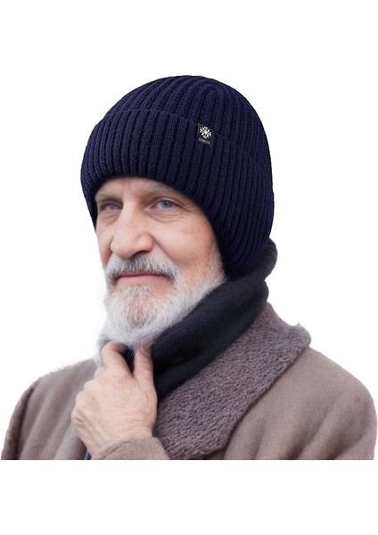 Erkek Kulak Koruma Yastıklı Yün Şapka (Yurt Dışından)