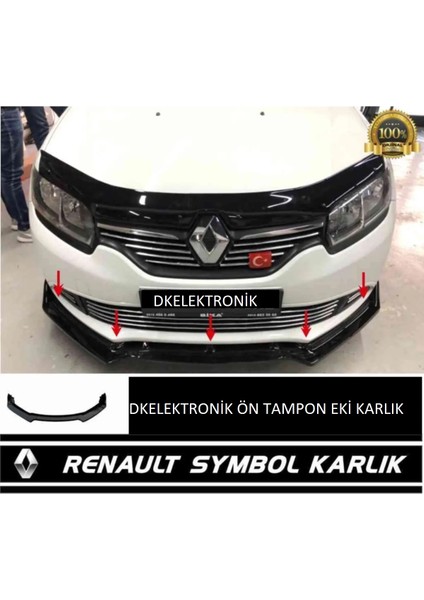 Dkelektronik Renault Symbol Bodykit Ön Kalık / Lip