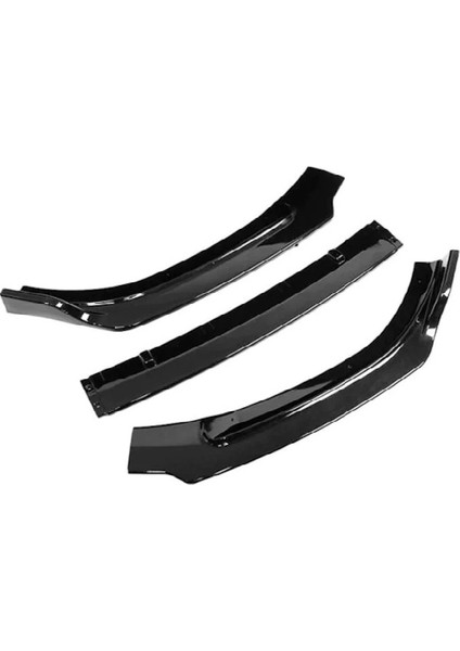 Dkelektronik Citroen C4 Ön Karlık Bodykit 3 Parça Lip Piano Black