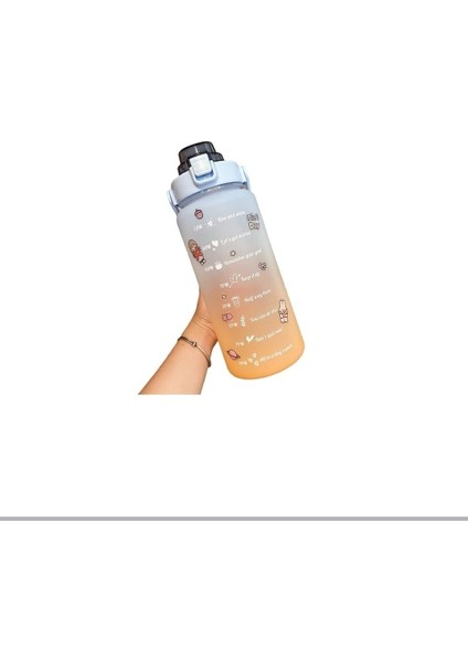 2000 ml Büyük Kapasiteli Spor Su Şişesi (Yurt Dışından)