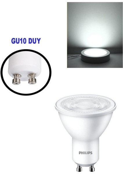 Essential 4,7W (50W) LED Spot Ampul Beyaz 6500K - 4 Adet fiyatları