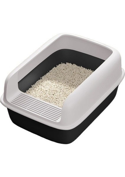 Kedi Kumu Kutusu Yarı Kapalı Kedi Tuvaleti Evcil Hayvan Malzemeleri (Yurt Dışından)