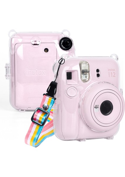 Fujıfılm Instax Mini 12 Için Kamera Çantası - Şeffaf (Yurt Dışından)