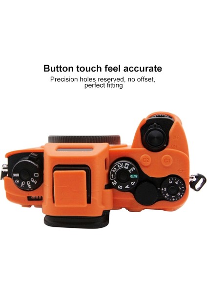 Sony Ilce-9m2 Için Yumuşak Silikon Koruyucu Kılıf - Turuncu (Yurt Dışından) indirimleri