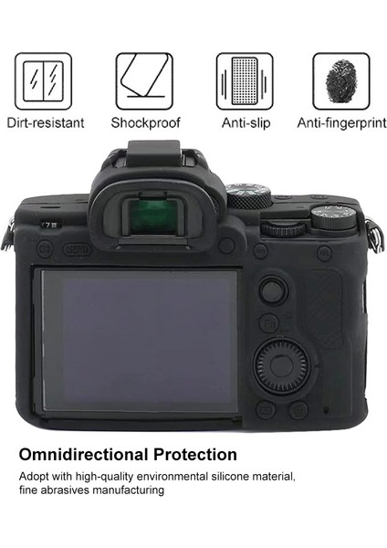 Sony A7S Iıı / A7S3 Için Silikon Koruyucu Kılıf - Siyah (Yurt Dışından) fiyatları