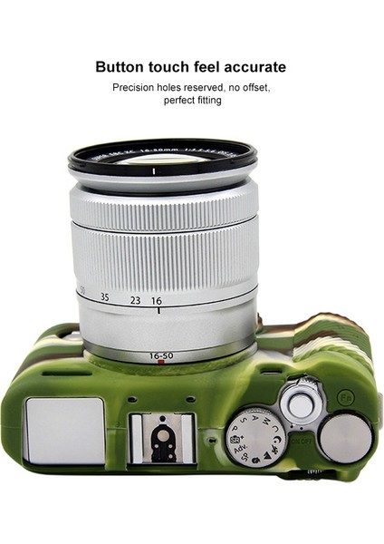 Fujıfılm X-A3 / X-A10 Için Silikon Koruyucu Kılıf - Yeşil (Yurt Dışından) indirimleri