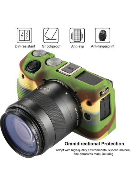 Canon Eos M3 Için Puluz Yumuşak Silikon Koruyucu Kılıf - Yeşil (Yurt Dışından) fırsatları