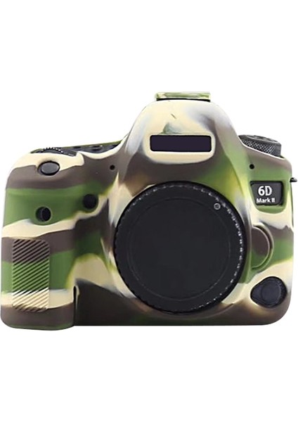 Canon Eos 6d Mark Iı Için Yumuşak Silikon Kılıf - Yeşil (Yurt Dışından)
