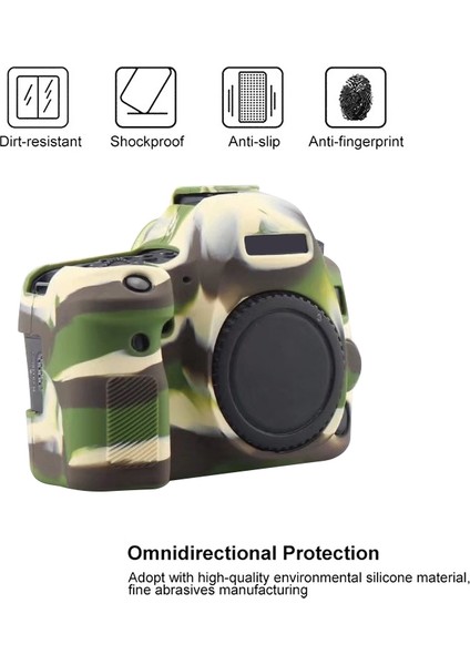 Canon Eos 6d Mark Iı Için Yumuşak Silikon Kılıf - Yeşil (Yurt Dışından) modelleri