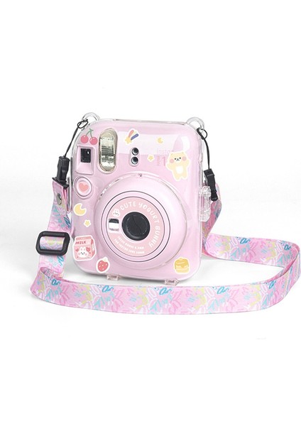 Fujıfılm Instax Mini 12 Için Sert Akrilik Kamera Kılıfı - Pembe (Yurt Dışından)