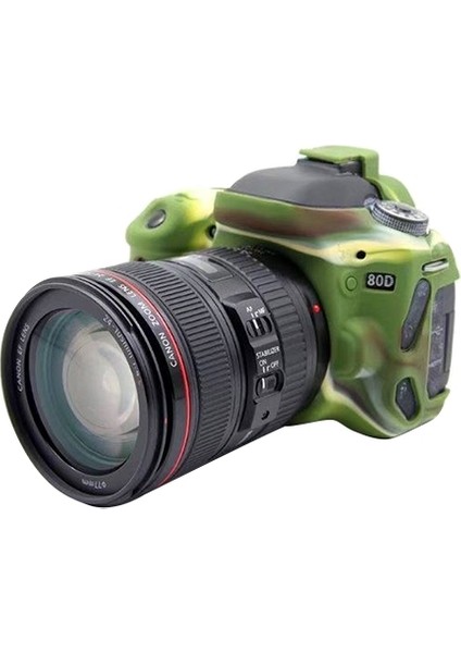 Canon Eos 80D Için Puluz Yumuşak Silikon Koruyucu Kılıf - Yeşil (Yurt Dışından) fiyatları