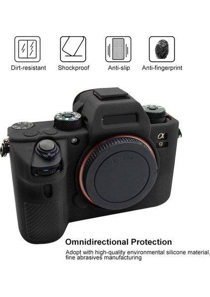 Sony A9 (Ilce-9) / A7 Iıı Için Silikon Koruyucu Kılıf - Siyah (Yurt Dışından) fırsatları