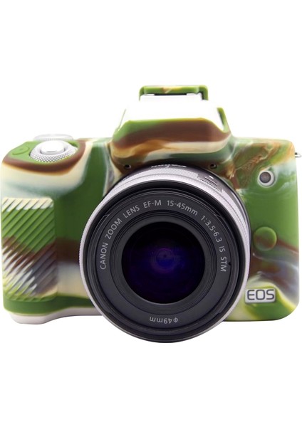 Canon Eos M50 Mark Iı / M50 Iı Için Yumuşak Silikon Kılıf - Yeşil (Yurt Dışından)
