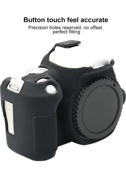 Canon Eos 250D Için Yumuşak Silikon Koruyucu Kılıf - Siyah (Yurt Dışından) modelleri
