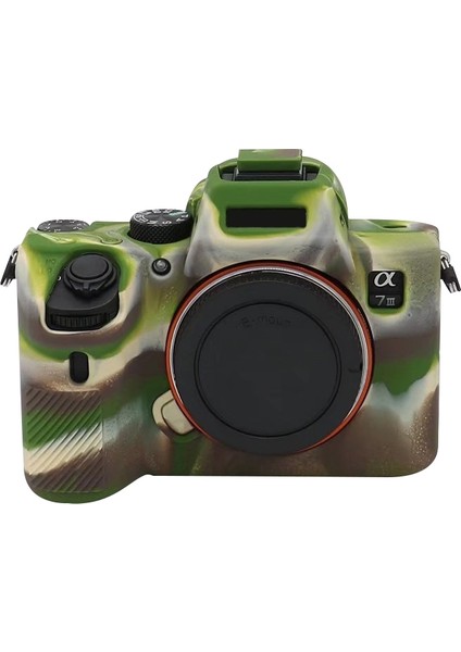 Sony A7III / A7S3 Için Silikon Koruyucu Kılıf - Yeşil (Yurt Dışından)
