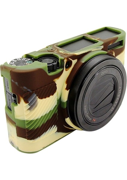 Sony RX100 Iıı / Iv / Için Silikon Koruyucu Kılıf - Yeşil (Yurt Dışından) fiyatları