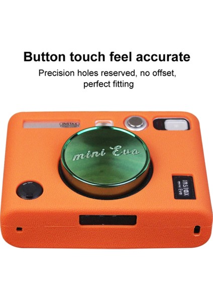 Fujıfılm Instax Mini Evo Için Silikon Koruyucu Kılıf - Turuncu (Yurt Dışından) indirimleri