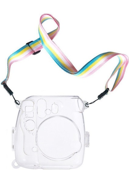 Fujıfılm Instax Mini 9 Için Kayışlı Shl Kılıf - Şeffaf (Yurt Dışından)