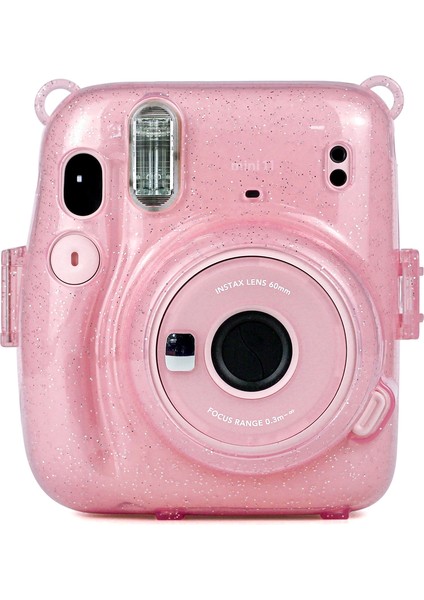 Fujıfılm Instax Mini 11 Için Parlak Güç Kılıf - Pembe (Yurt Dışından) modelleri