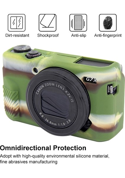 Canon Eos G7 x Mark Iı Için Silikon Koruyucu Kılıf - Yeşil (Yurt Dışından) modelleri