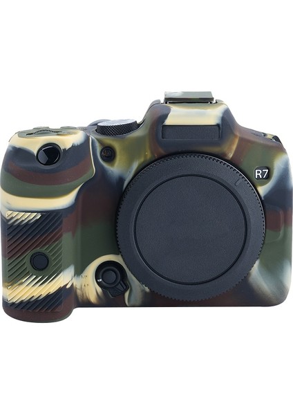 Canon Eos R7 Için Yumuşak Silikon Koruyucu Kılıf - Yeşil (Yurt Dışından)