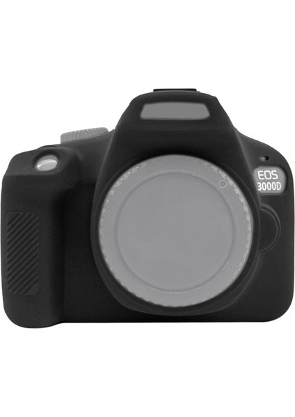 Canon Eos 3000D / 4000D Için Silikon Koruyucu Kılıf - Siyah (Yurt Dışından)