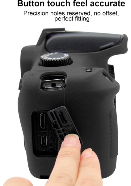Canon Eos 3000D / 4000D Için Silikon Koruyucu Kılıf - Siyah (Yurt Dışından) indirimleri