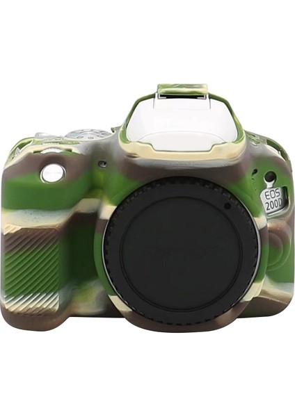 Canon Eos 200D / Eos 200D Mark Iı Için Yumuşak Silikon Kılıf - Yeşil (Yurt Dışından)