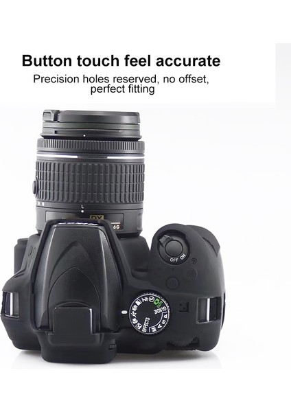 Nikon D3400 Için Yumuşak Silikon Kılıf - Kırmızı (Yurt Dışından) fırsatları