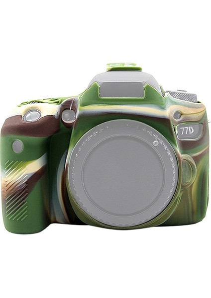Canon Eos 77D Için Puluz Yumuşak Silikon Koruyucu Kılıf - Yeşil (Yurt Dışından)