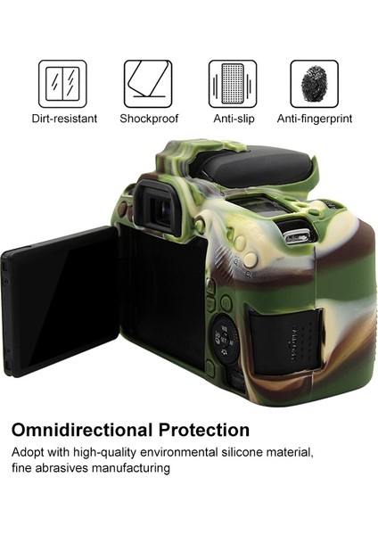 Canon Eos 77D Için Puluz Yumuşak Silikon Koruyucu Kılıf - Yeşil (Yurt Dışından) fırsatları