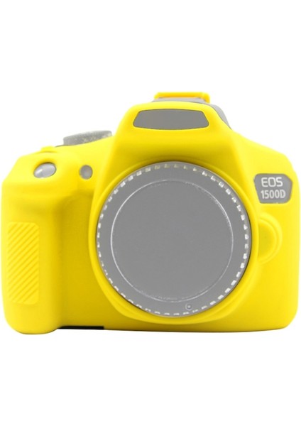 Canon Eos 1300D / 1500D Için Silikon Koruyucu Kılıf - Sarı (Yurt Dışından)