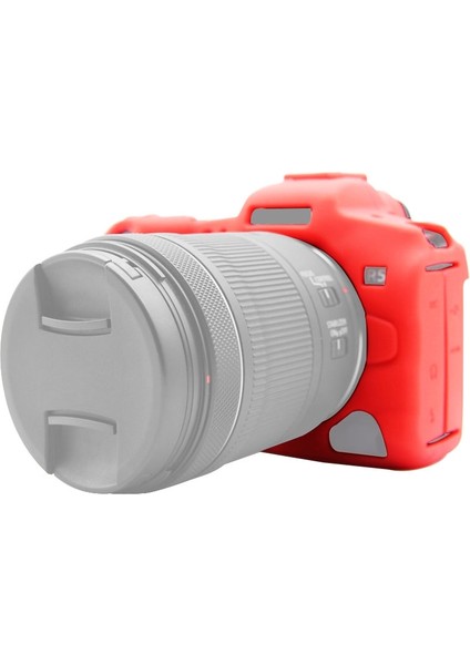 Canon Eos R5 Için Puluz Yumuşak Silikon Koruyucu Kılıf - Kırmızı (Yurt Dışından)
