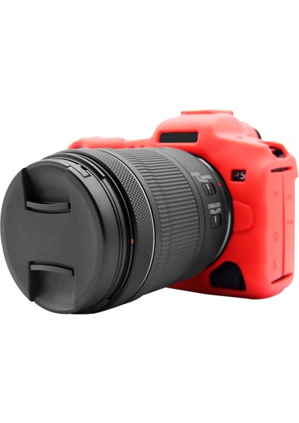 Canon Eos R5 Için Puluz Yumuşak Silikon Koruyucu Kılıf - Kırmızı (Yurt Dışından) fiyatları